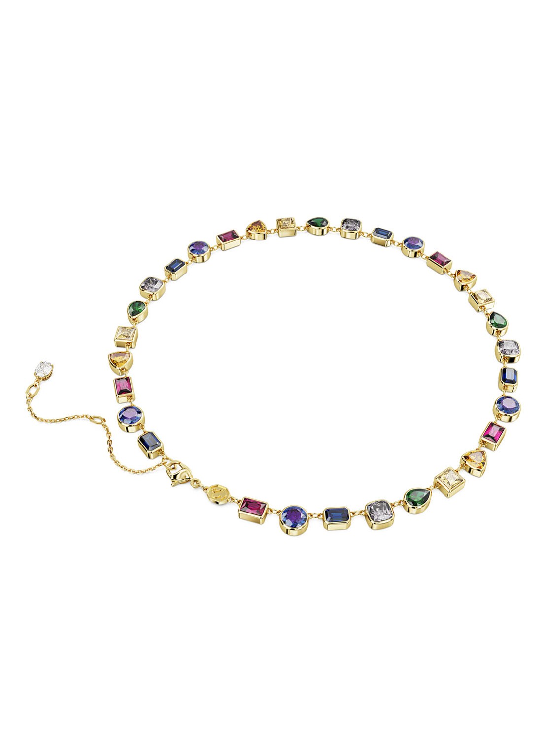 Swarovski Stilla ketting verguld - detail 2 goud