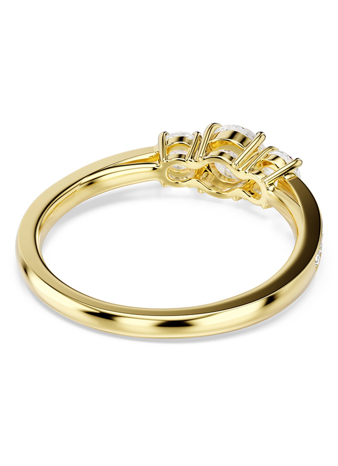 Swarovski Stilla ring met zirkonia 58 - detail 3 goud