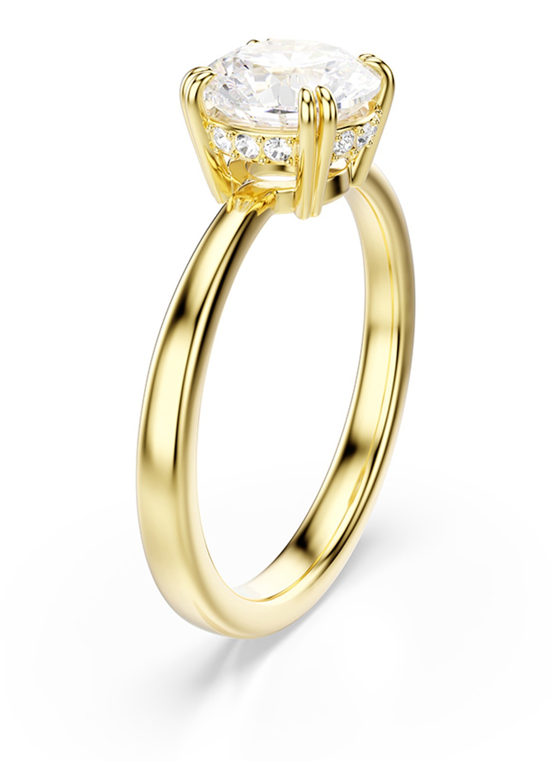 Swarovski Stilla ring met zirkonia 60 - detail goud