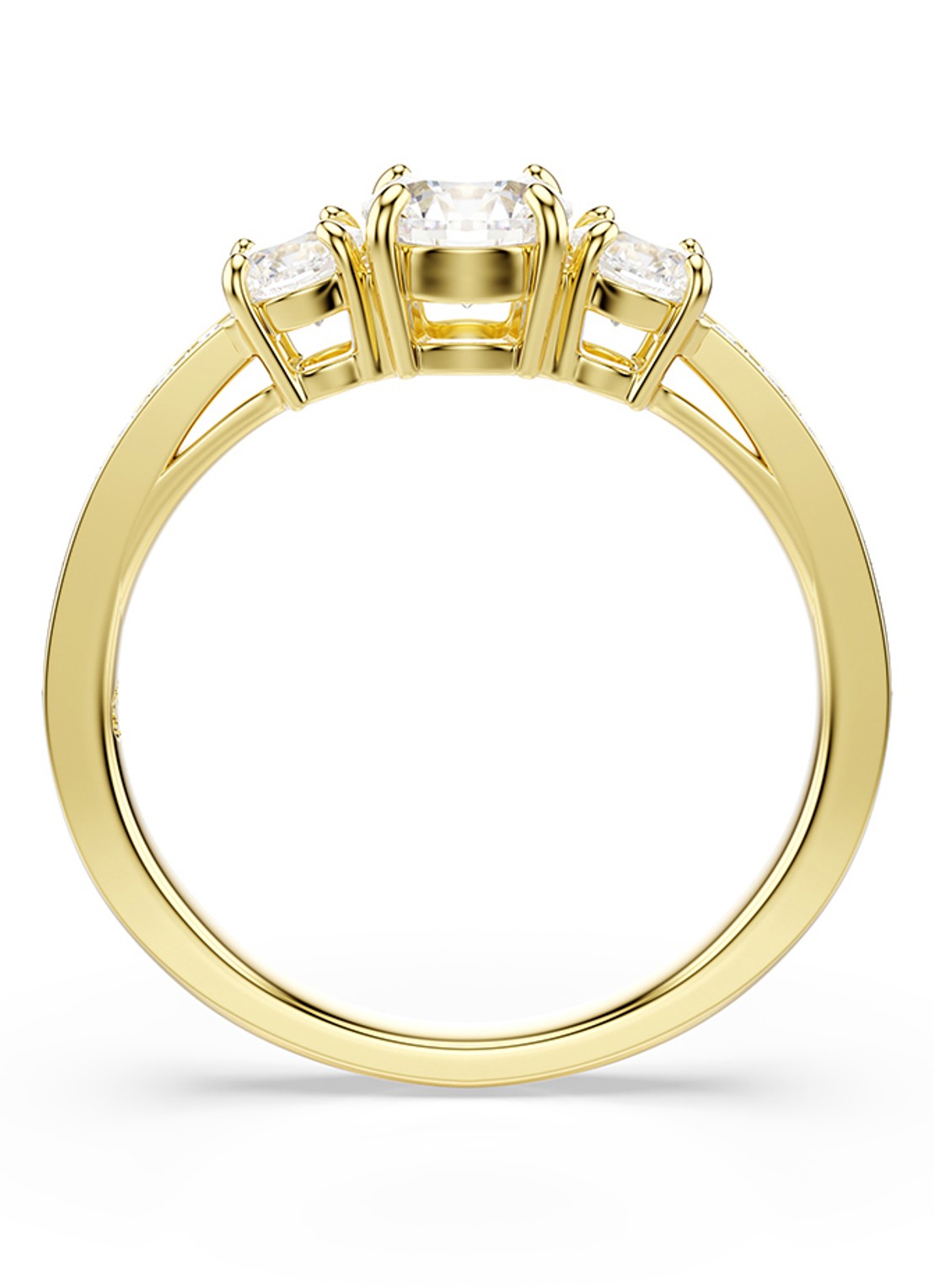 Swarovski Stilla ring verguld 55 - detail 2 goud