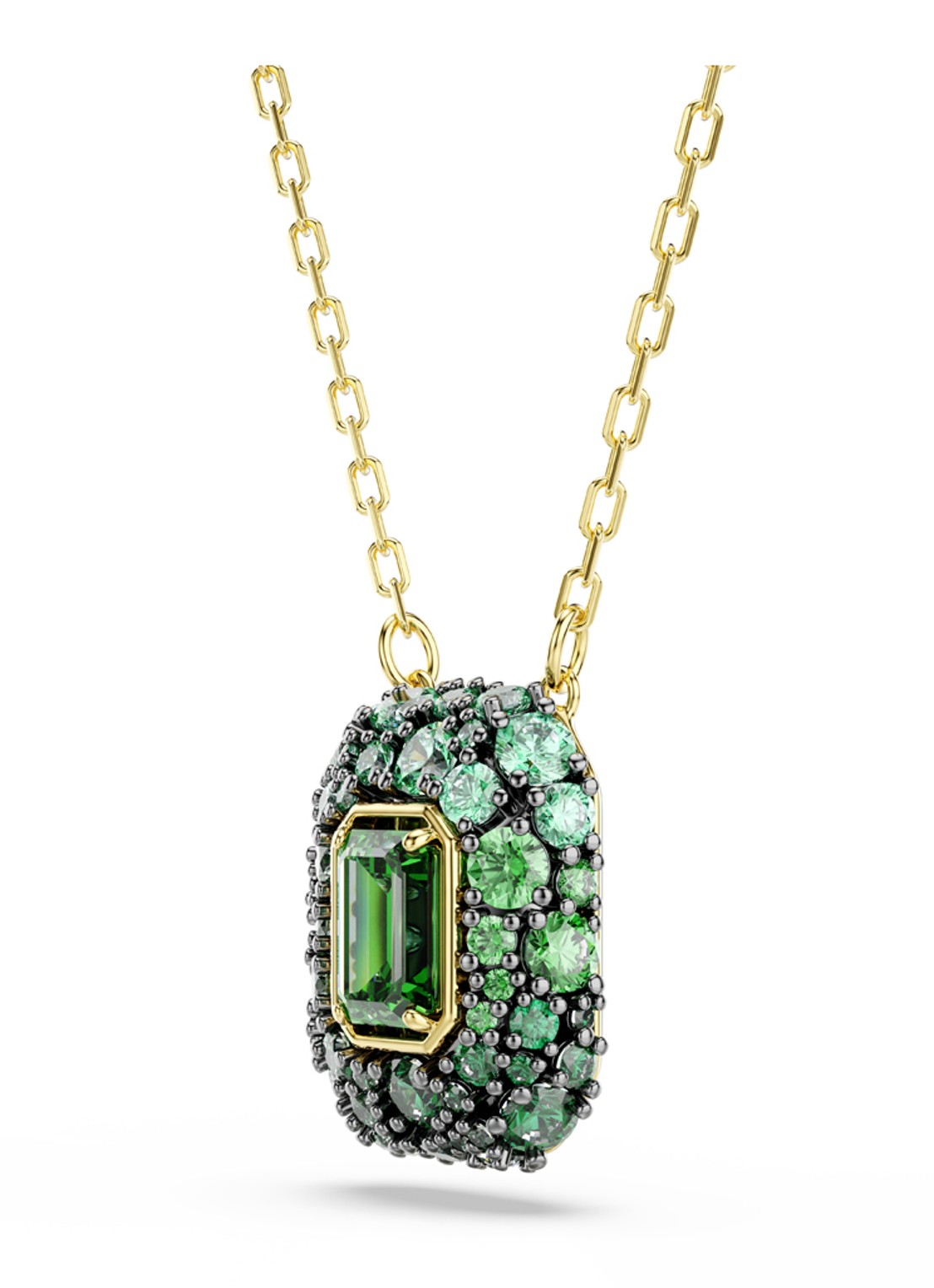 Swarovski Sublima ketting verguld - detail 2 goud