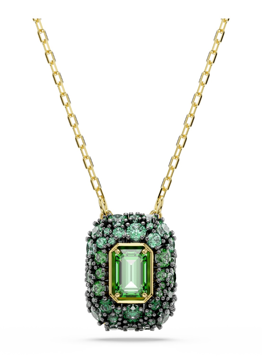 Swarovski Sublima ketting verguld - voorkant 3 goud