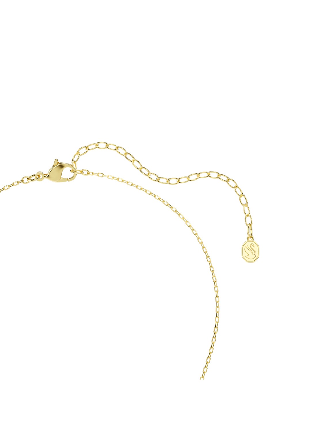 Swarovski Sublima set van ketting en oorknopjes met kristal - detail 2 goud