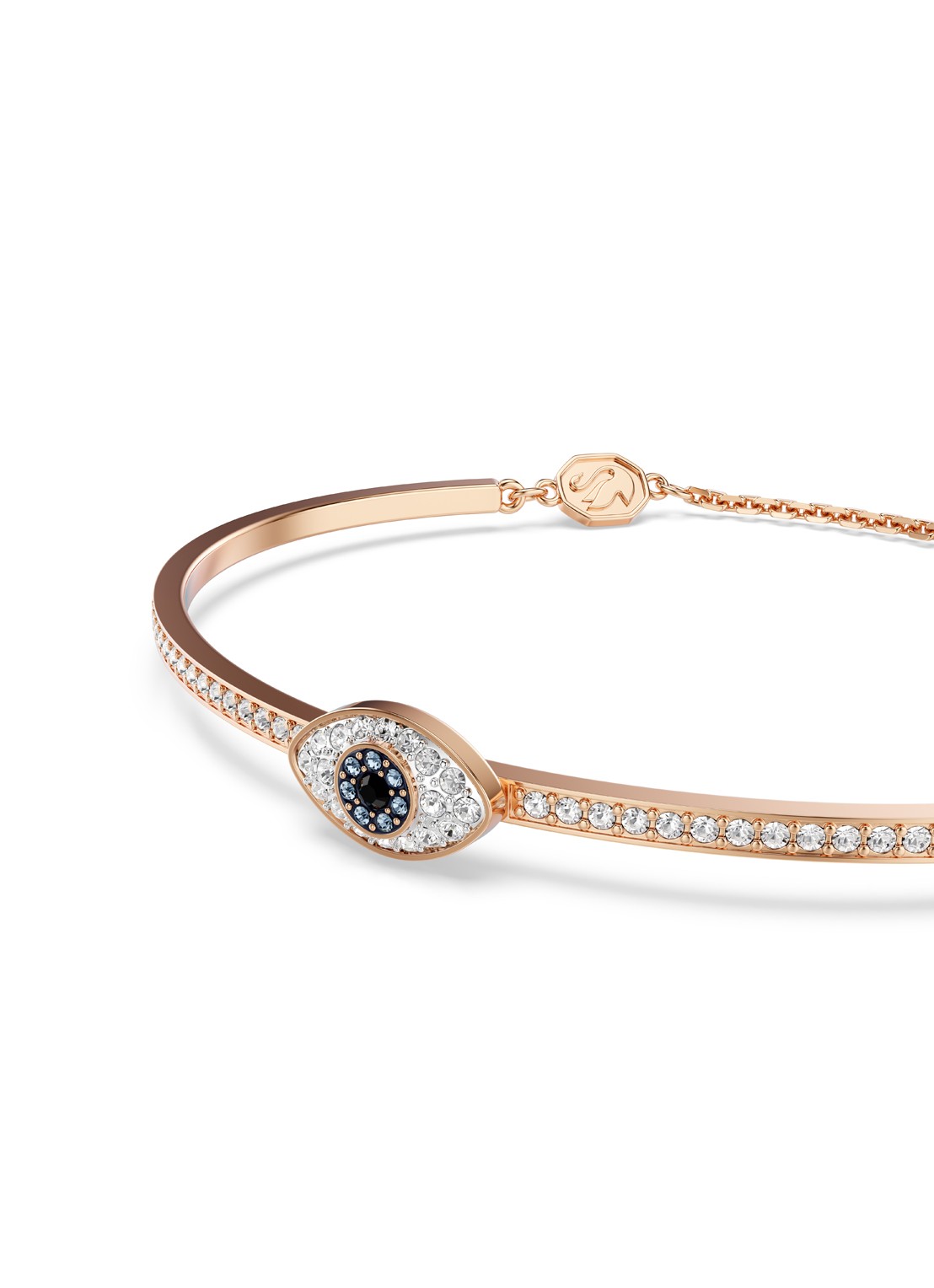 Swarovski Symbolica bangle verguld S - detail 4 roségoud