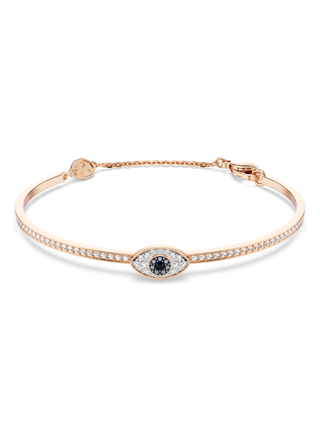 Swarovski Symbolica bangle verguld S - voorkant roségoud