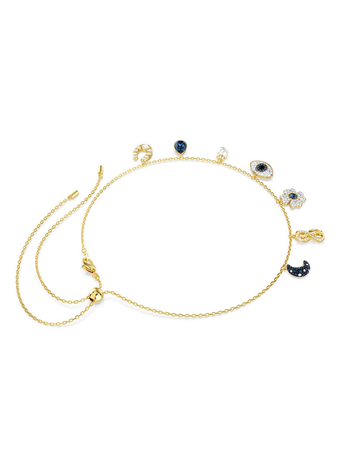 Swarovski Symbolica ketting met kristal - detail 4 goud