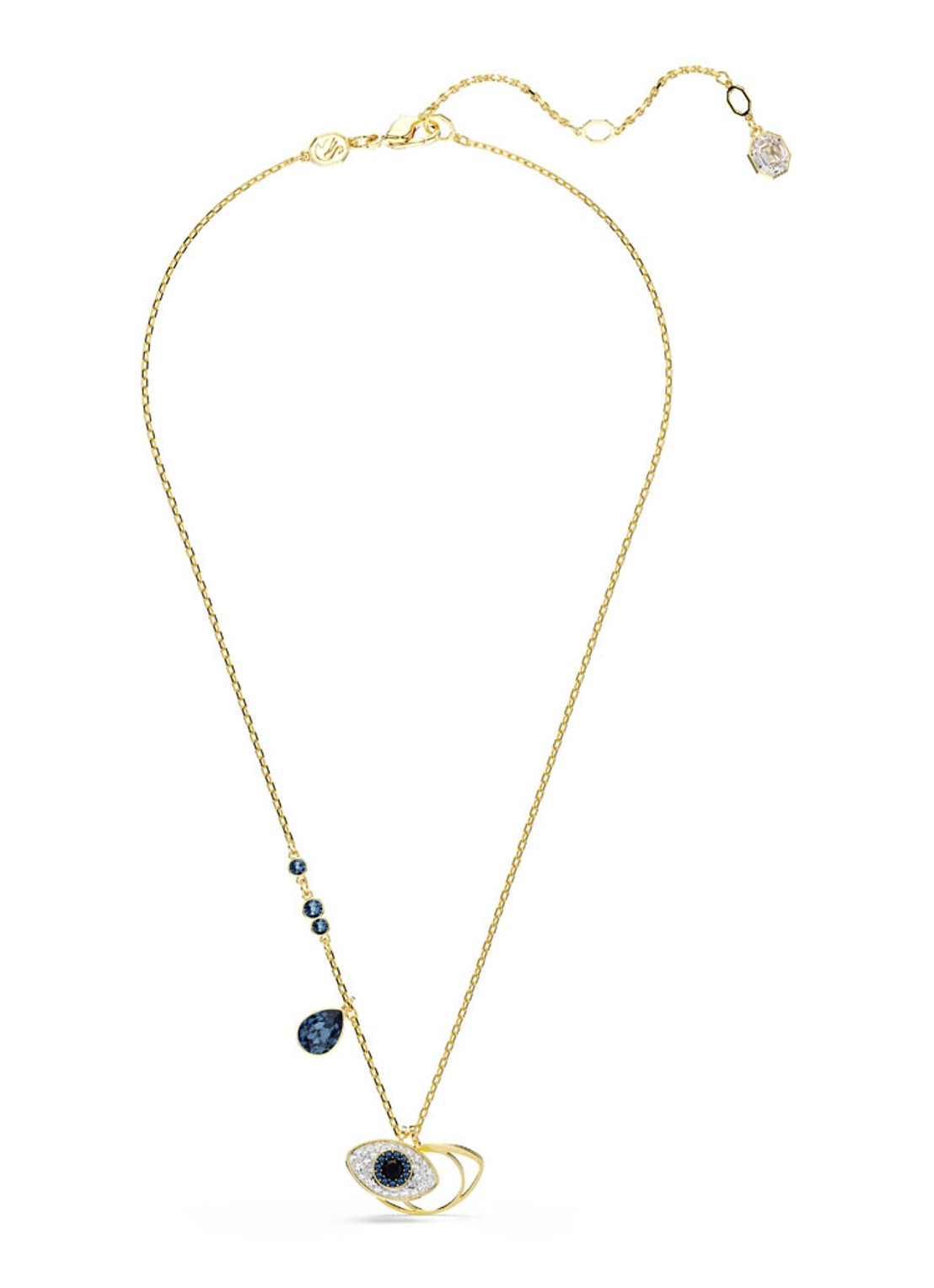 Swarovski Symbolica ketting met kristal - detail 2 goud
