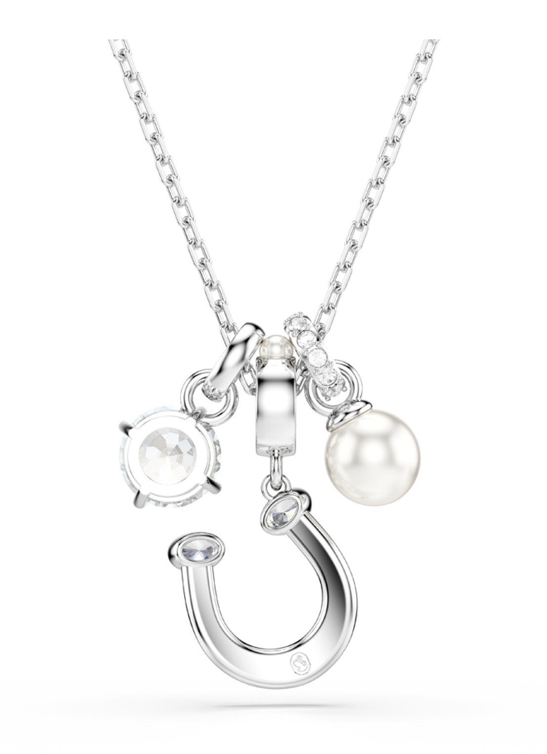 Swarovski Symbolica ketting met kristal - detail 5 zilver