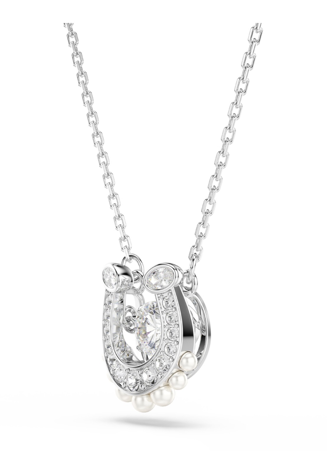 Swarovski Symbolica ketting met kristal - detail 2 zilver