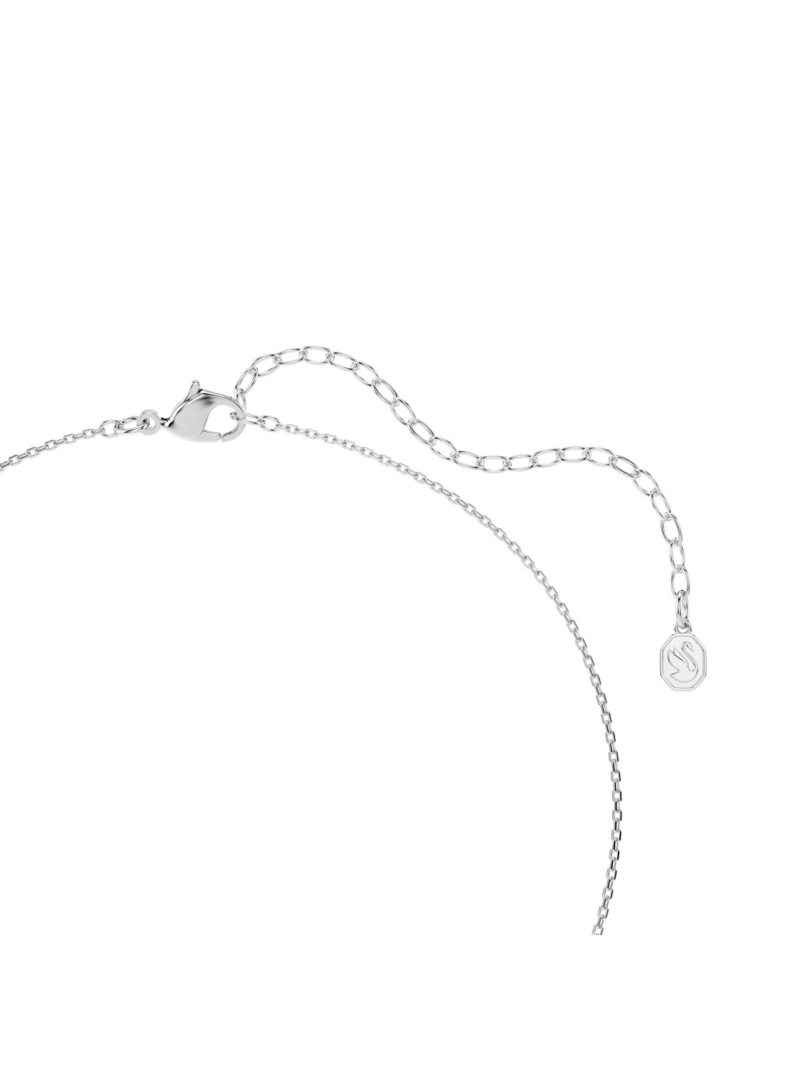 Swarovski Symbolica ketting met kristal - detail 3 zilver