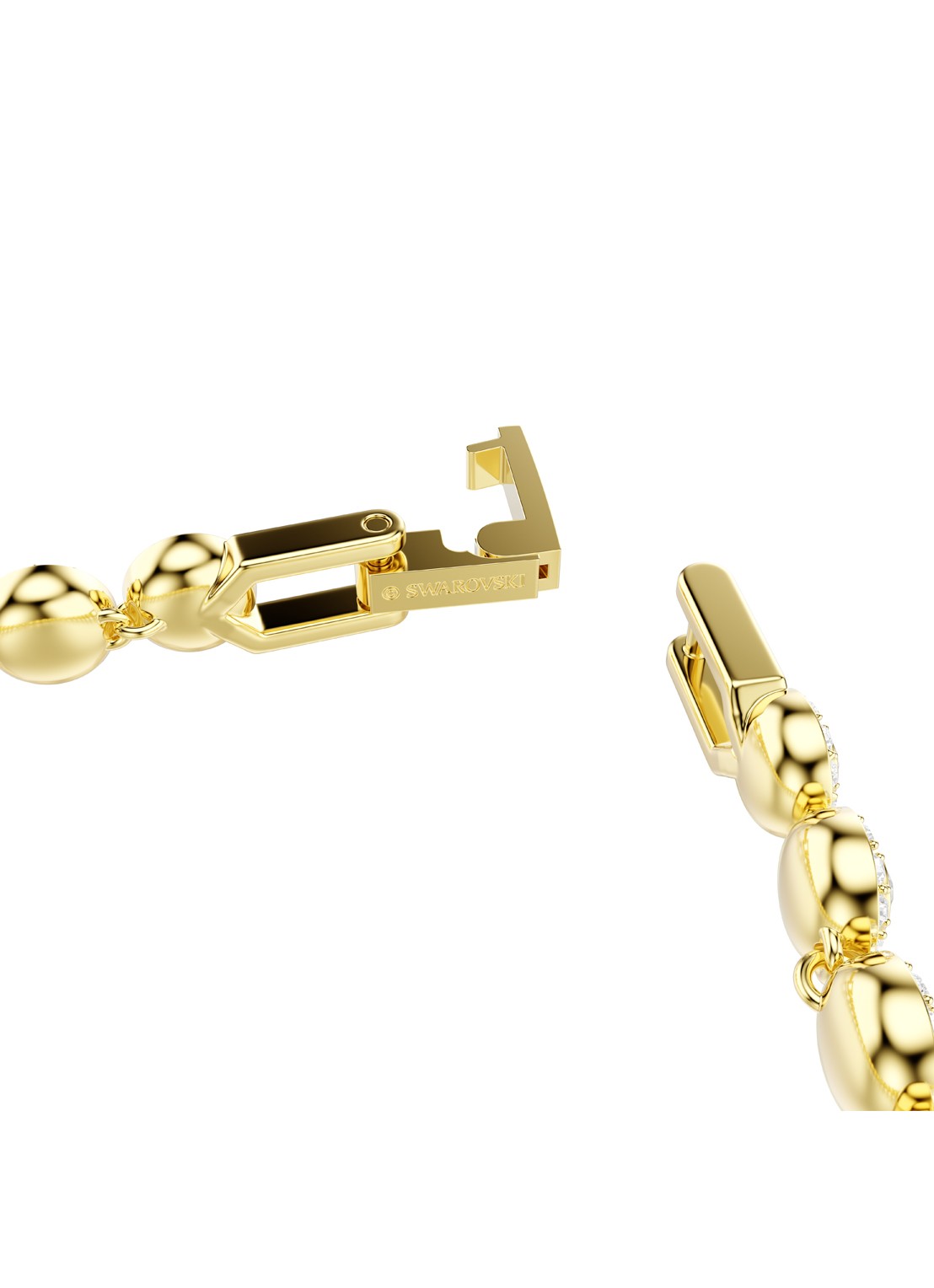 Swarovski Una armband verguld S - detail 2 goud