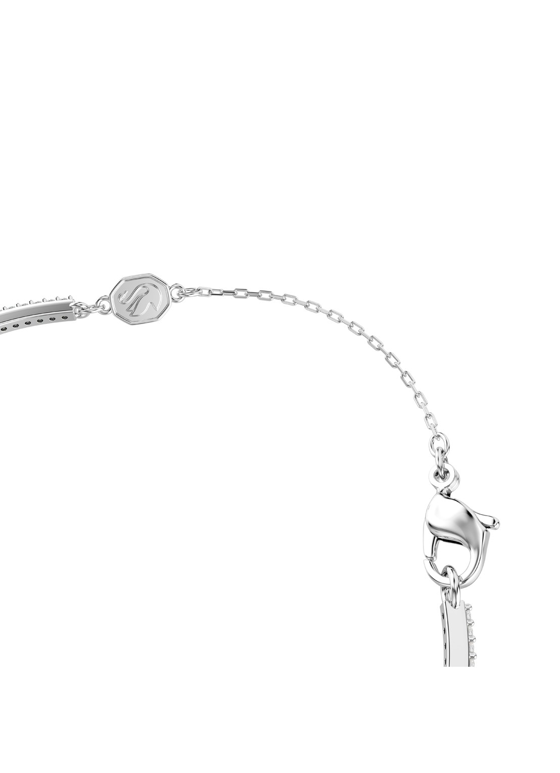 Swarovski Una bangle met kristal M - detail 3 groen