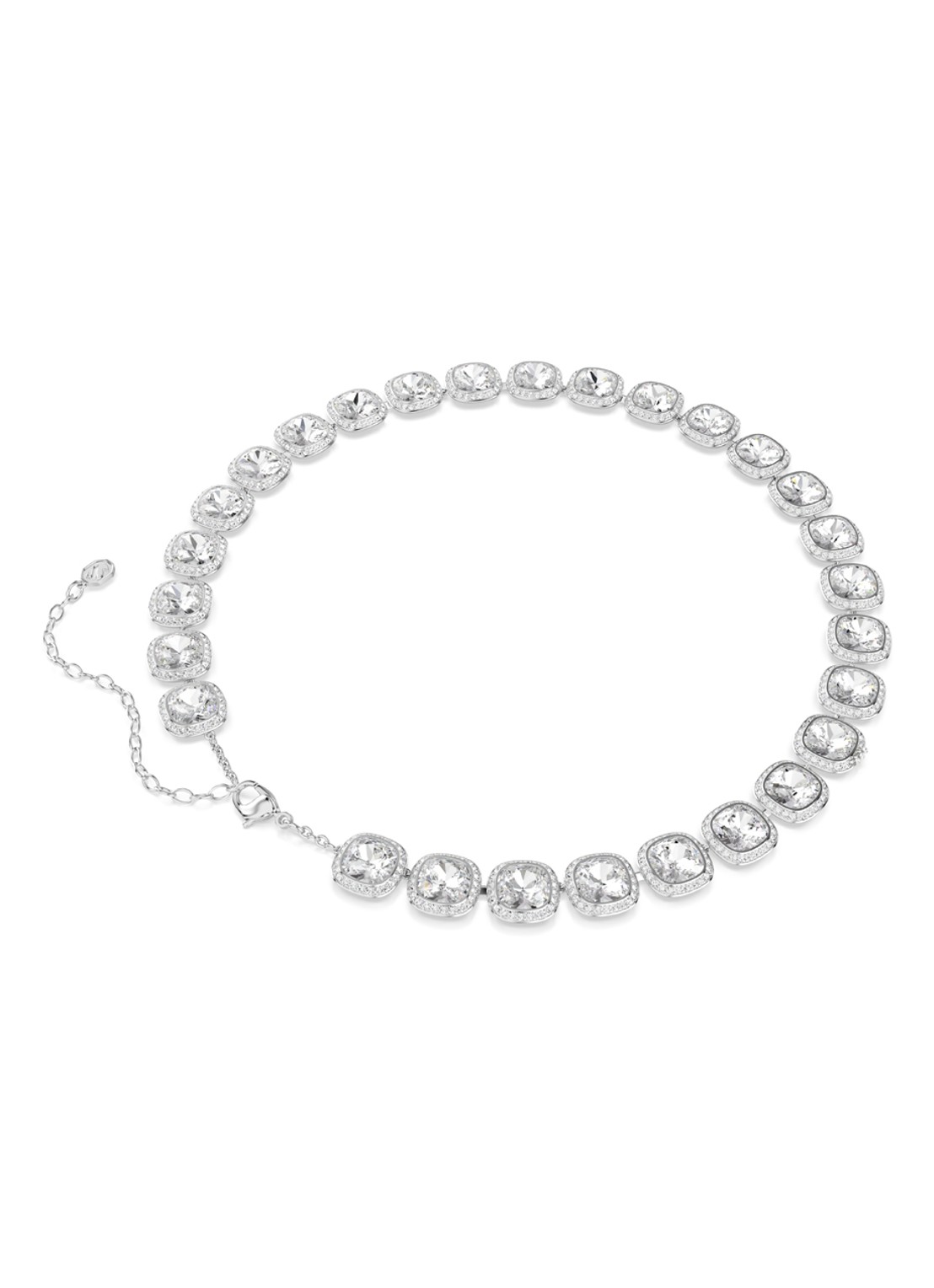 Swarovski Una ketting met kristal  - detail 4 zilver