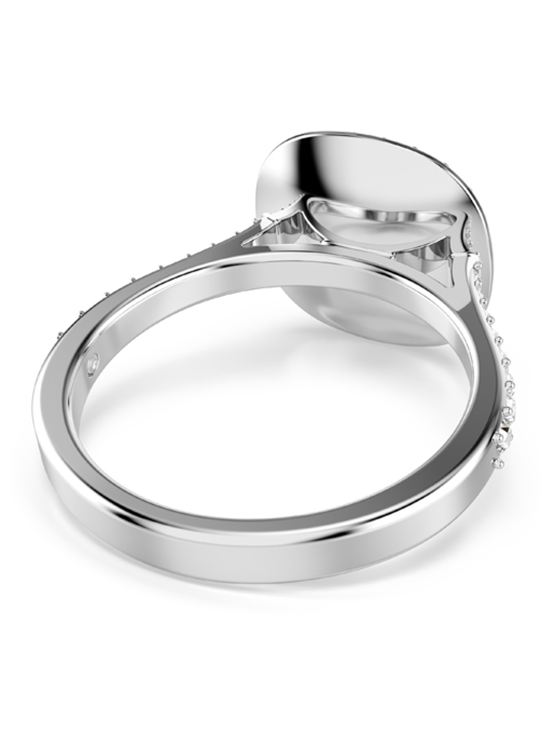 Swarovski Una ring met kristal 58 - detail 4 zilver