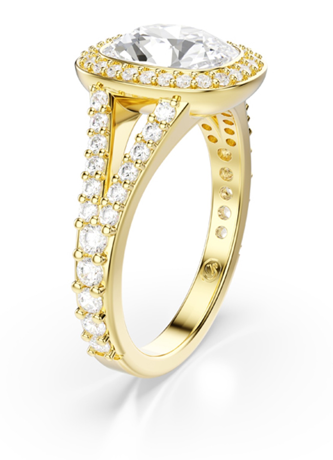 Swarovski Una ring verguld 52 - detail 2 goud