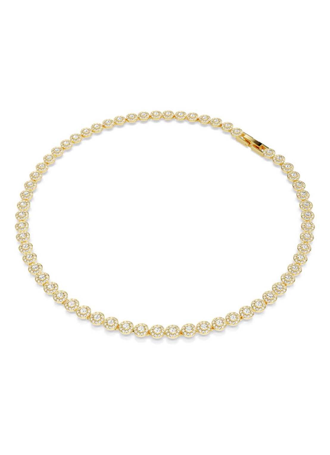 Swarovski Una set van ketting en armband verguld  - detail goud