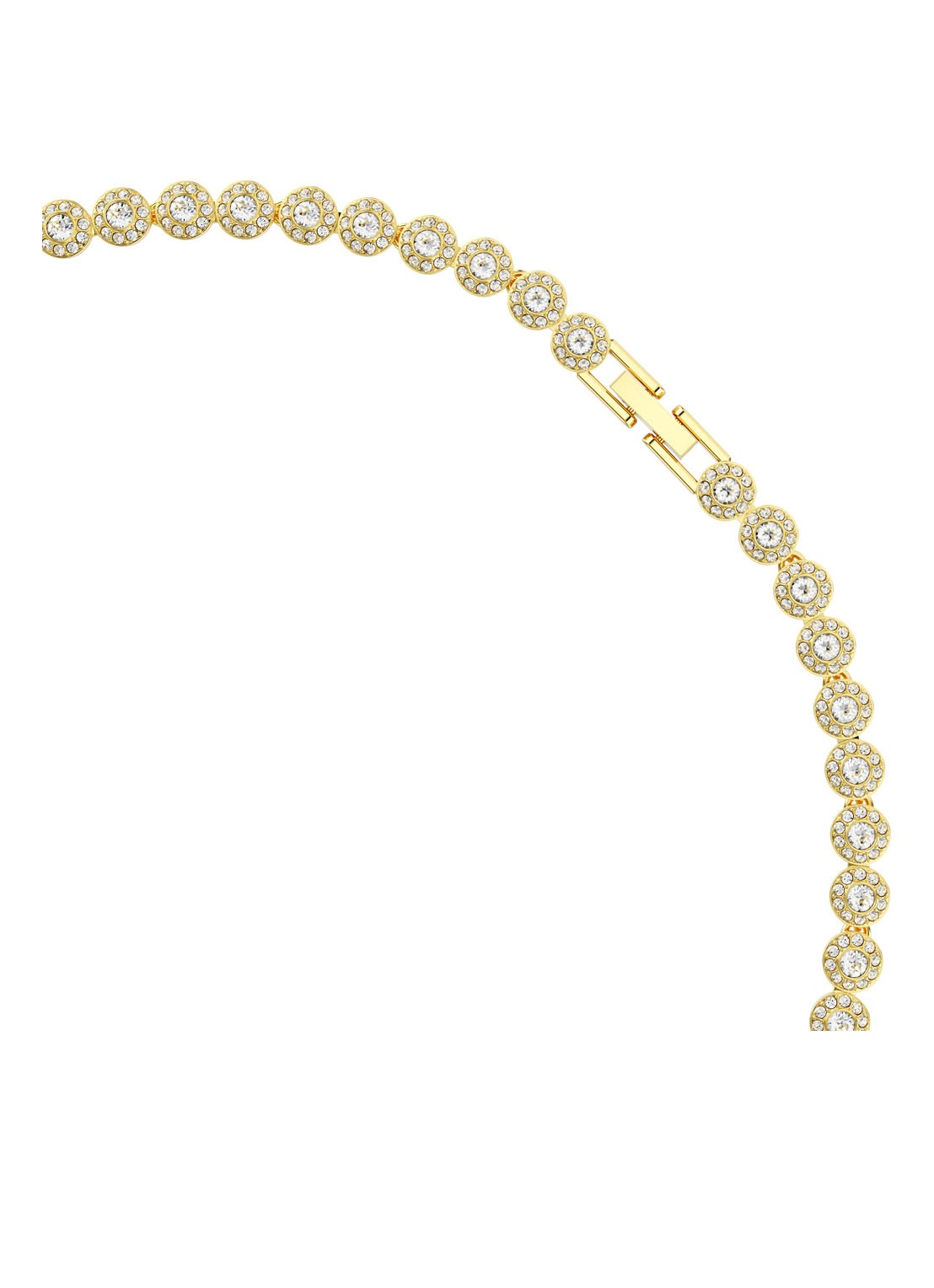 Swarovski Una set van ketting en armband verguld  - detail 2 goud