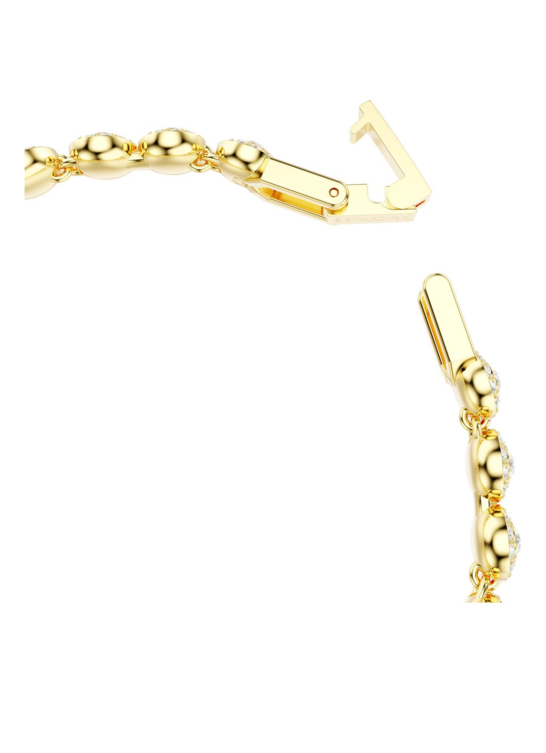Swarovski Una set van ketting en armband verguld  - detail 5 goud