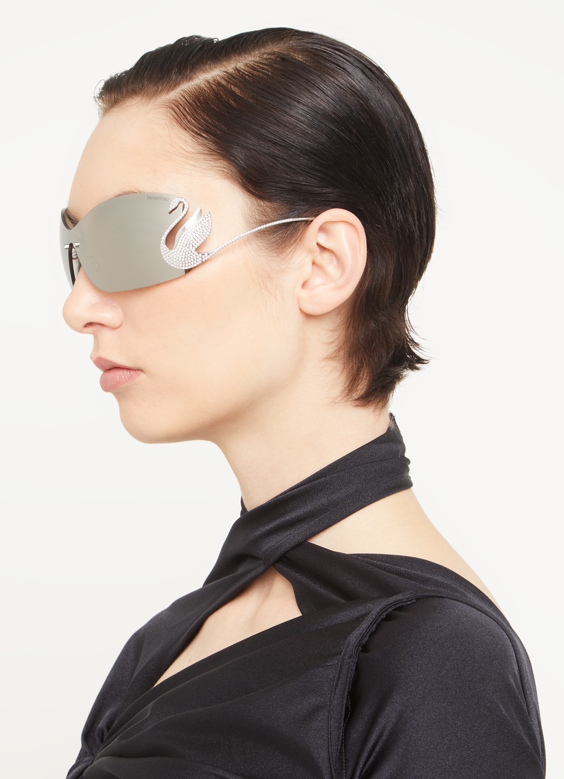 Swarovski Zonnebril SK7020 - voorkant 5 zilver