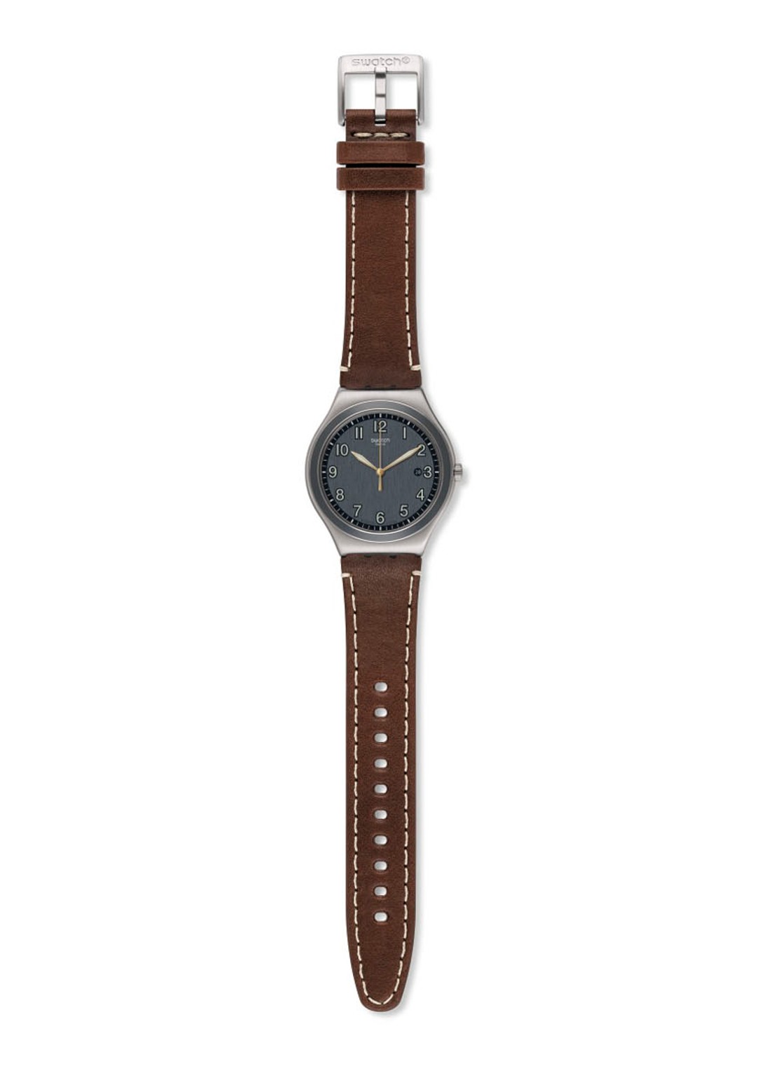 Swatch Brandy horloge YWS445 - detail bruin