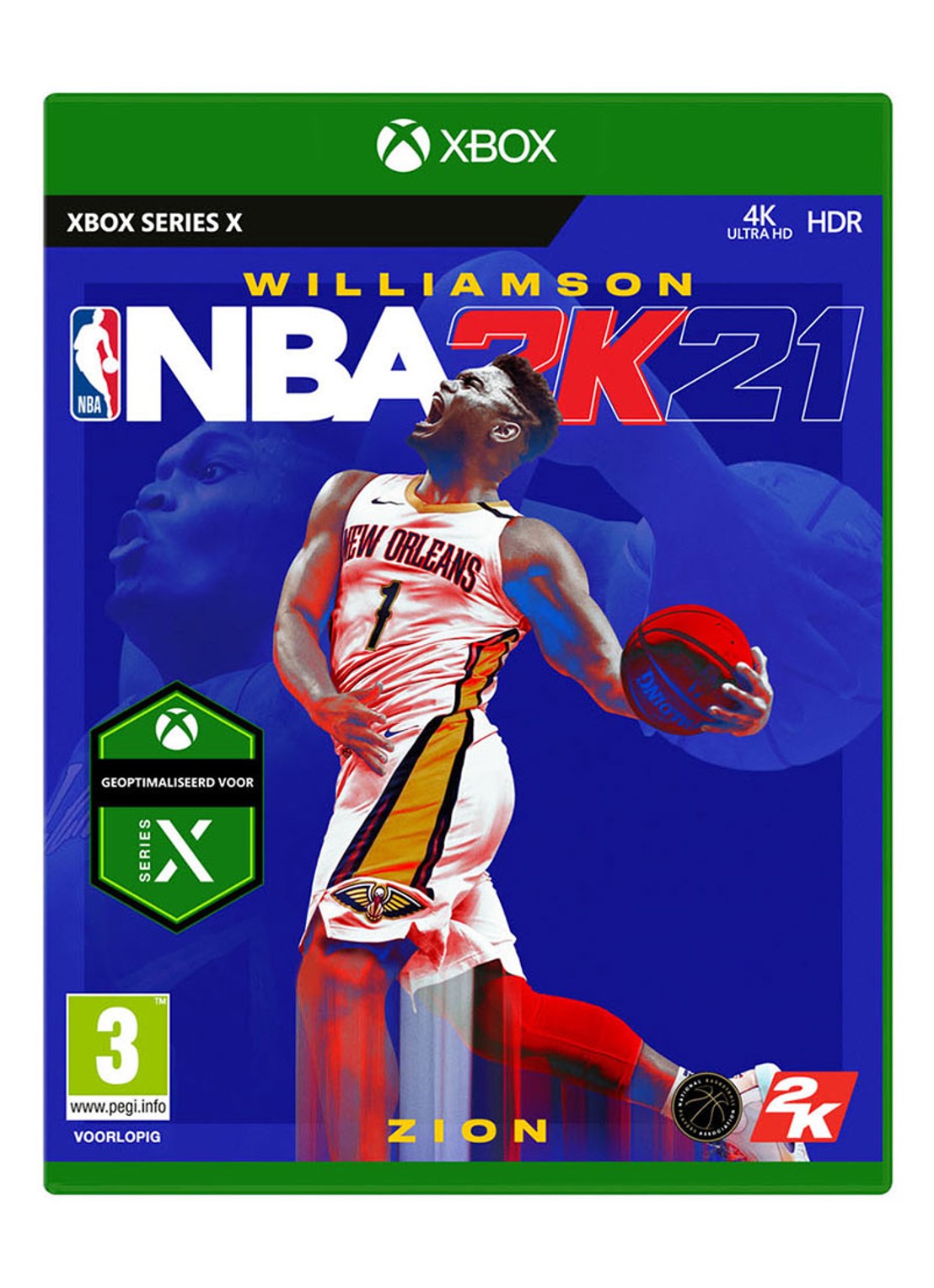 Take-Two NBA 2K21 Game - Xbox Series X - voorkant undefined