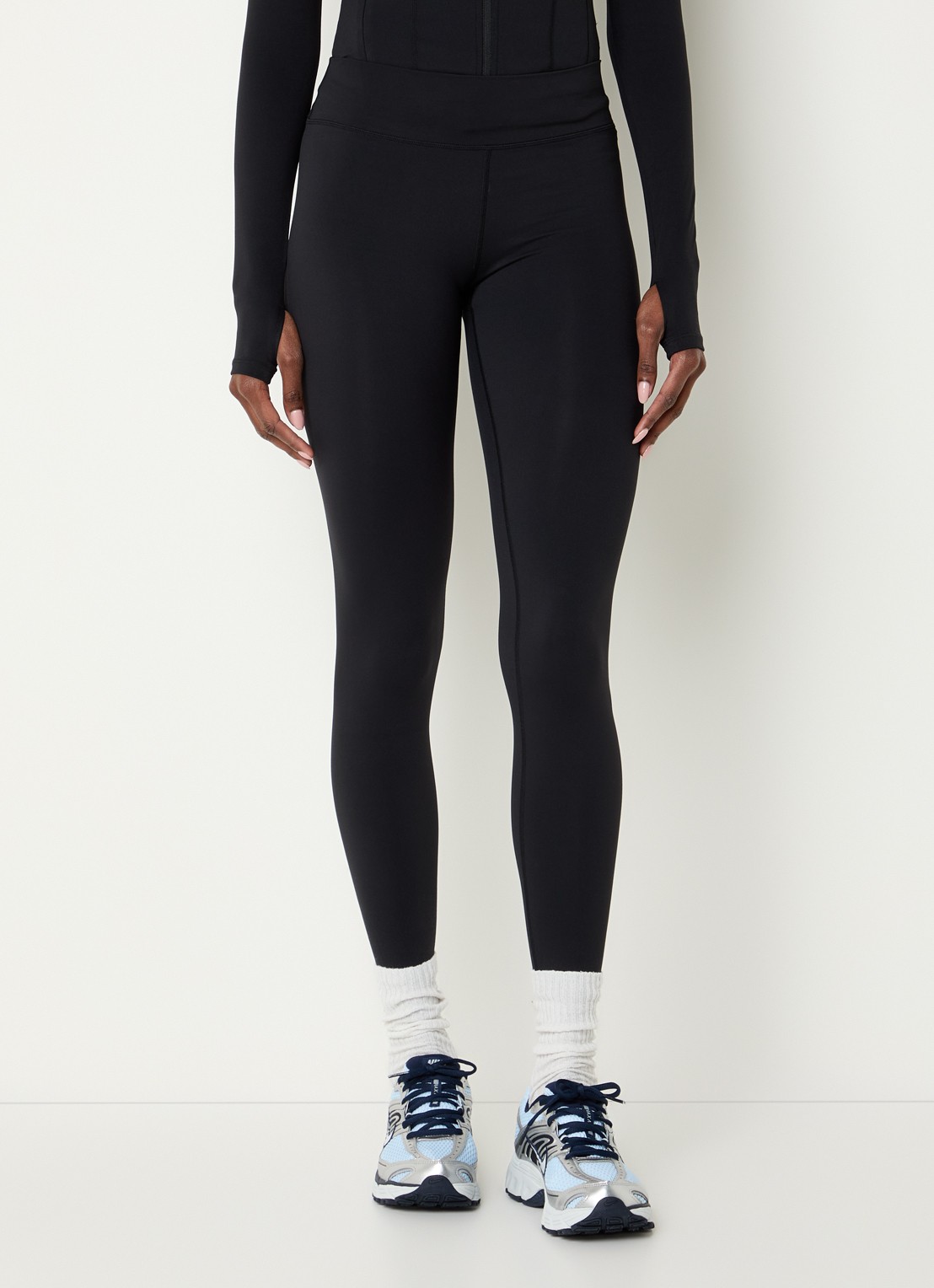 TALA Dayflex high waist skinny fit trainingslegging met logo - detail 2 zwart