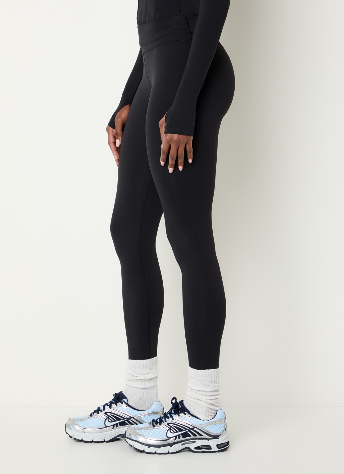 TALA Dayflex high waist skinny fit trainingslegging met logo - detail 3 zwart