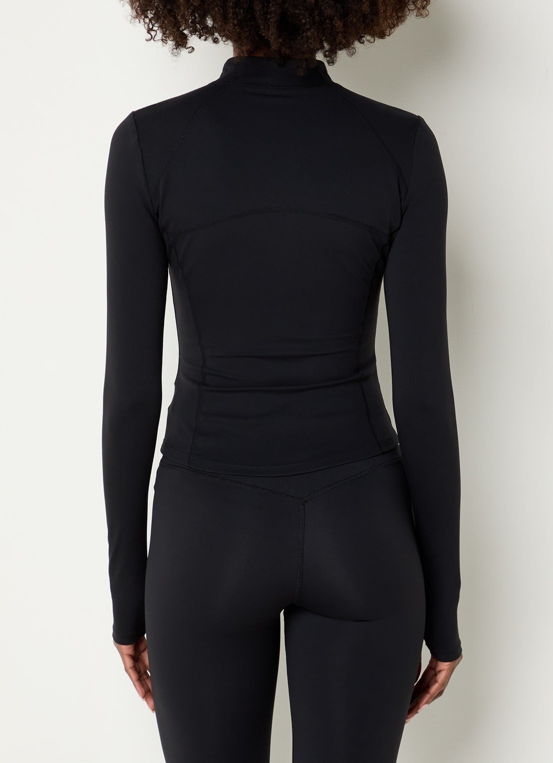 TALA Dayflex sweatvest met ritszakken - achterkant 2 zwart
