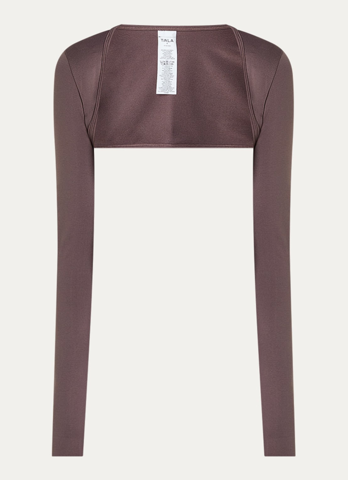 TALA Sculpt Seamless cropped bolero - voorkant 3 lichtbruin
