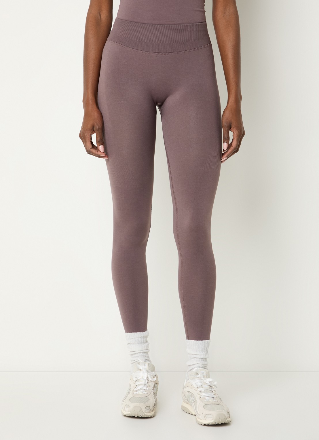 TALA Sculpt Seamless high waist skinny fit trainingslegging - detail lichtbruin
