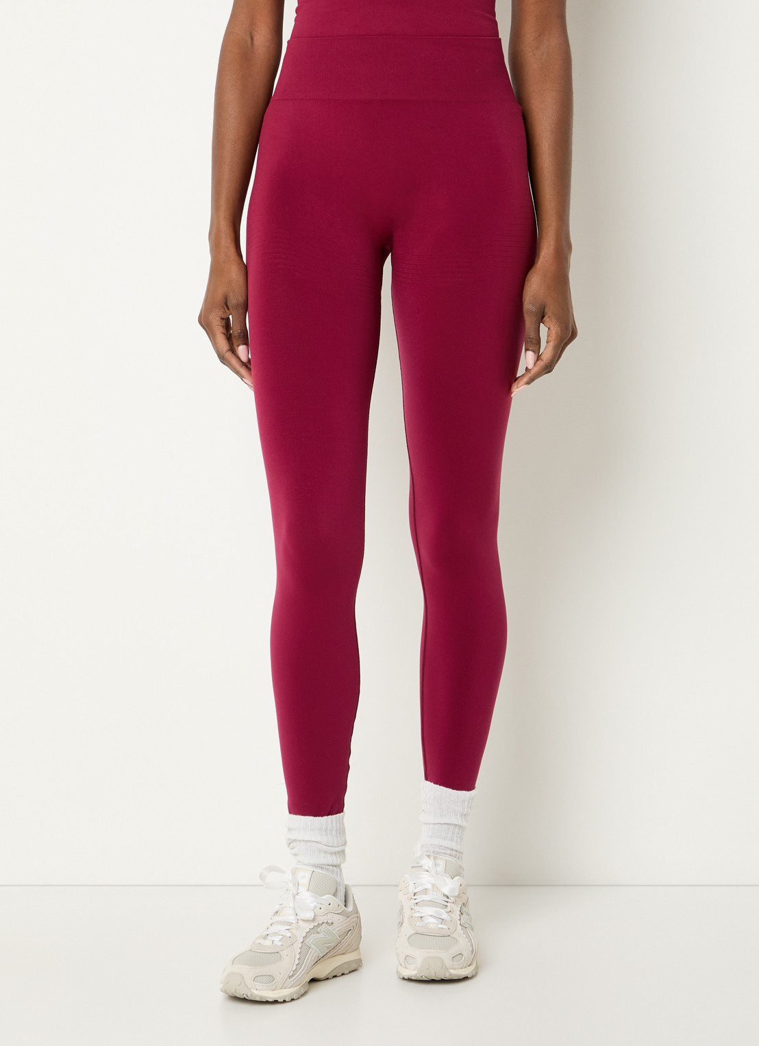 TALA Sculpt Seamless high waist skinny fit trainingslegging - detail 3 kersenrood