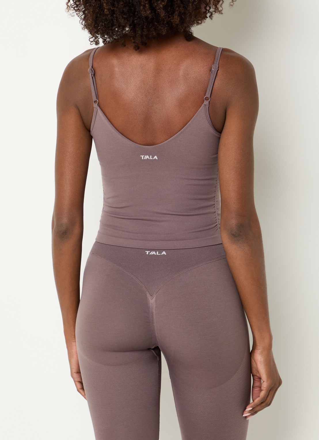 TALA Sculpt Seamless singlet met light support - achterkant 3 lichtbruin