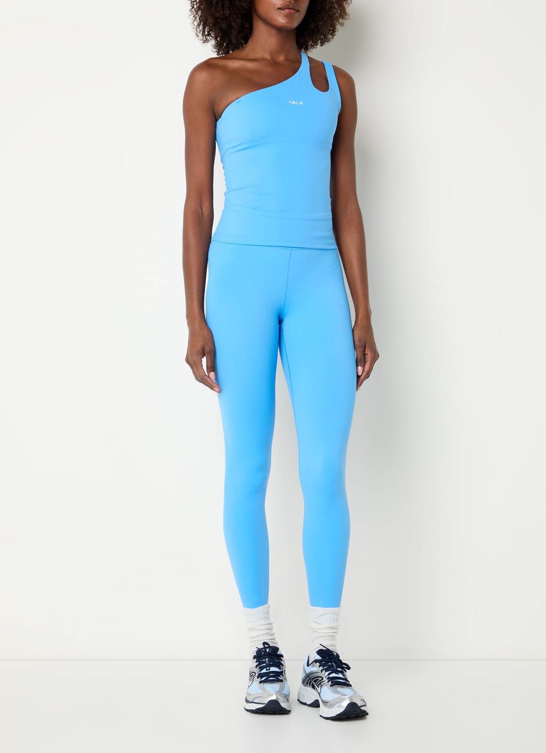 TALA SkinLuxe high waist skinny fit trainingslegging - voorkant 2 blauw