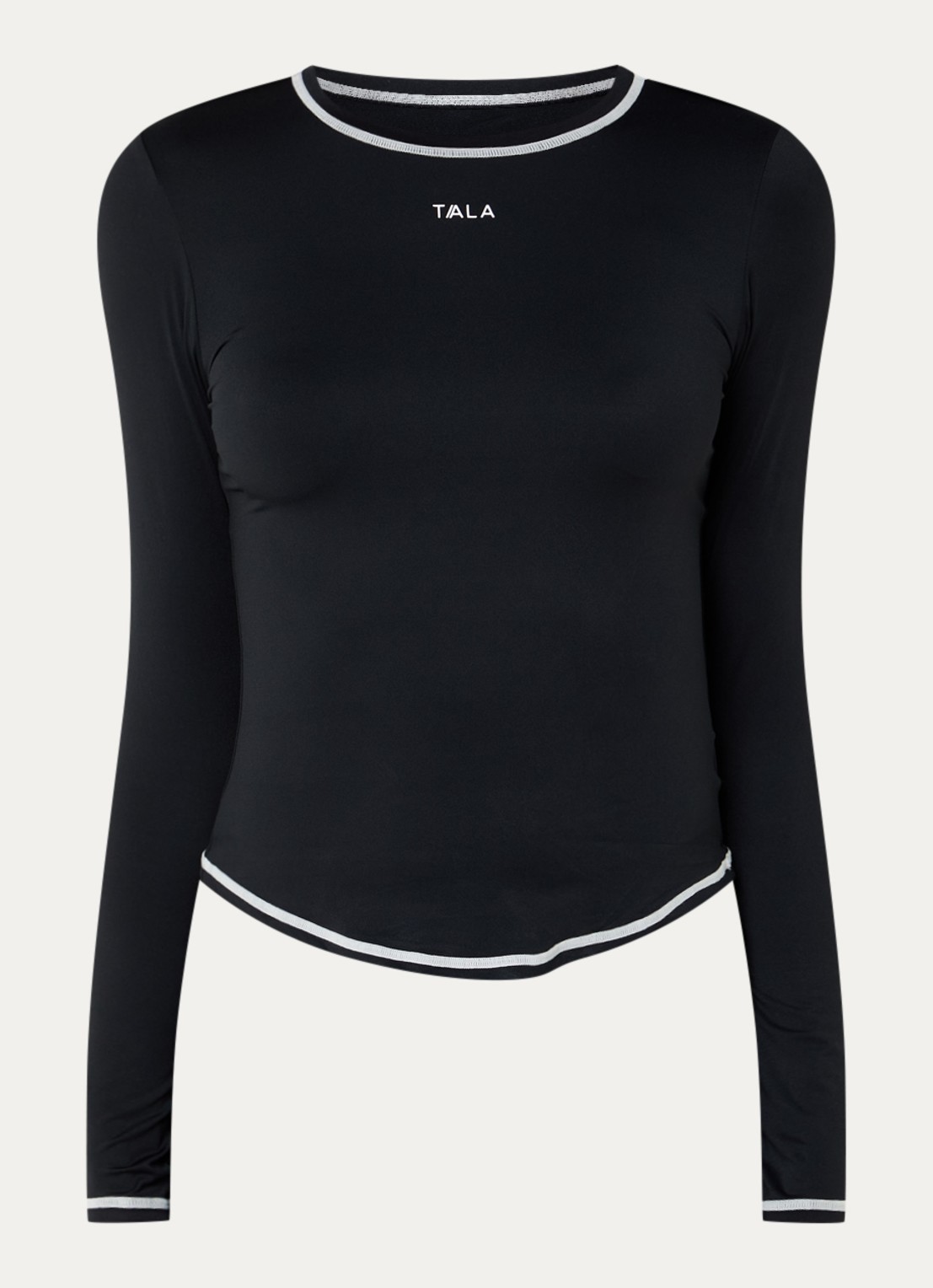 TALA Ultralite trainings longsleeve met logo - voorkant 2 zwart
