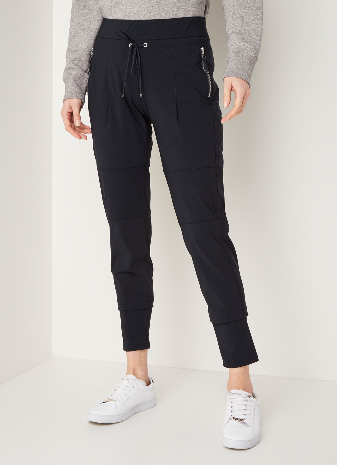 Tapered fit track pants met drawstring - detail 3 undefined