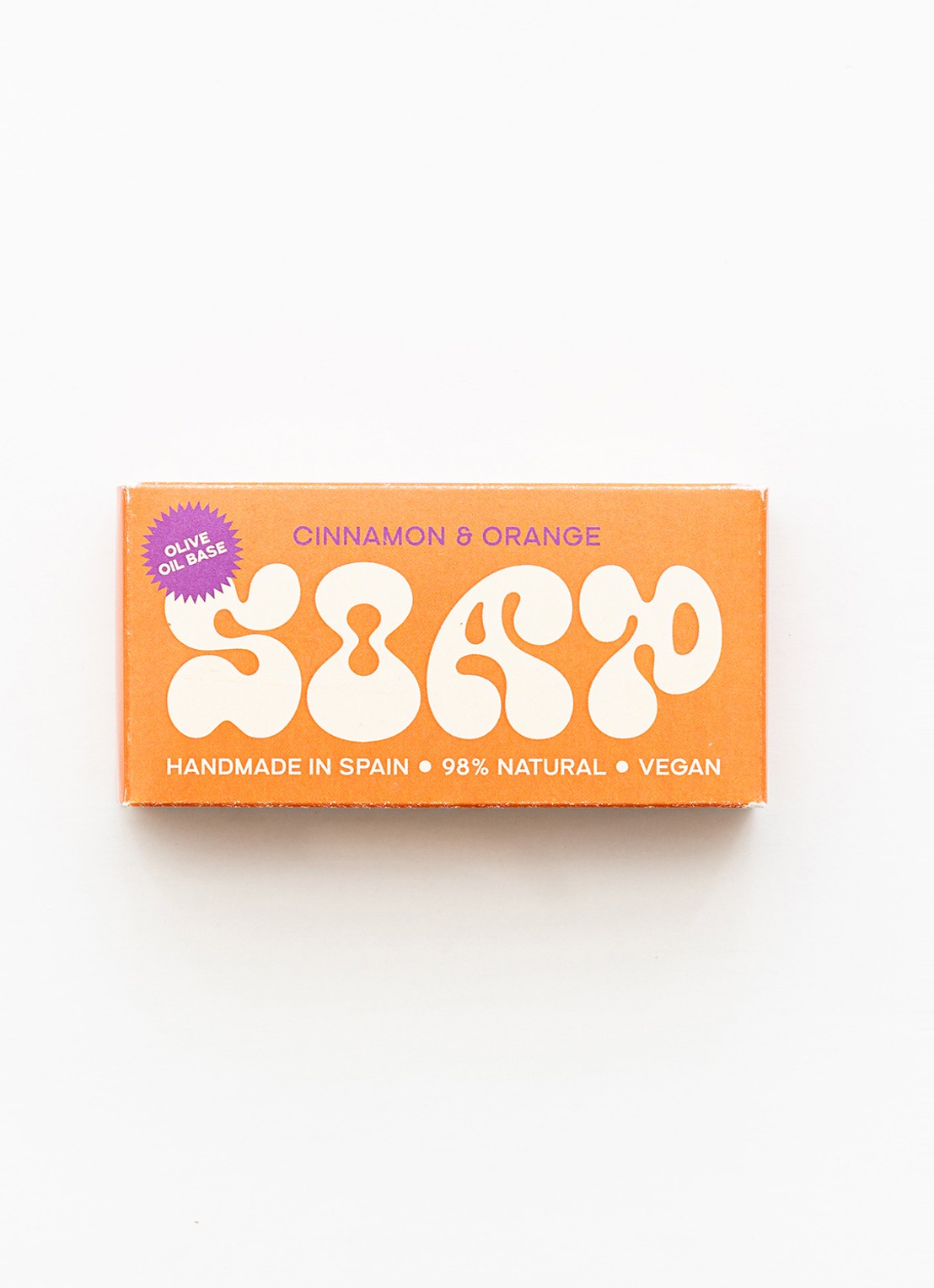 Tarta Gelatina Kaneel & sinaasappel zeepbar - voorkant 2 oranje