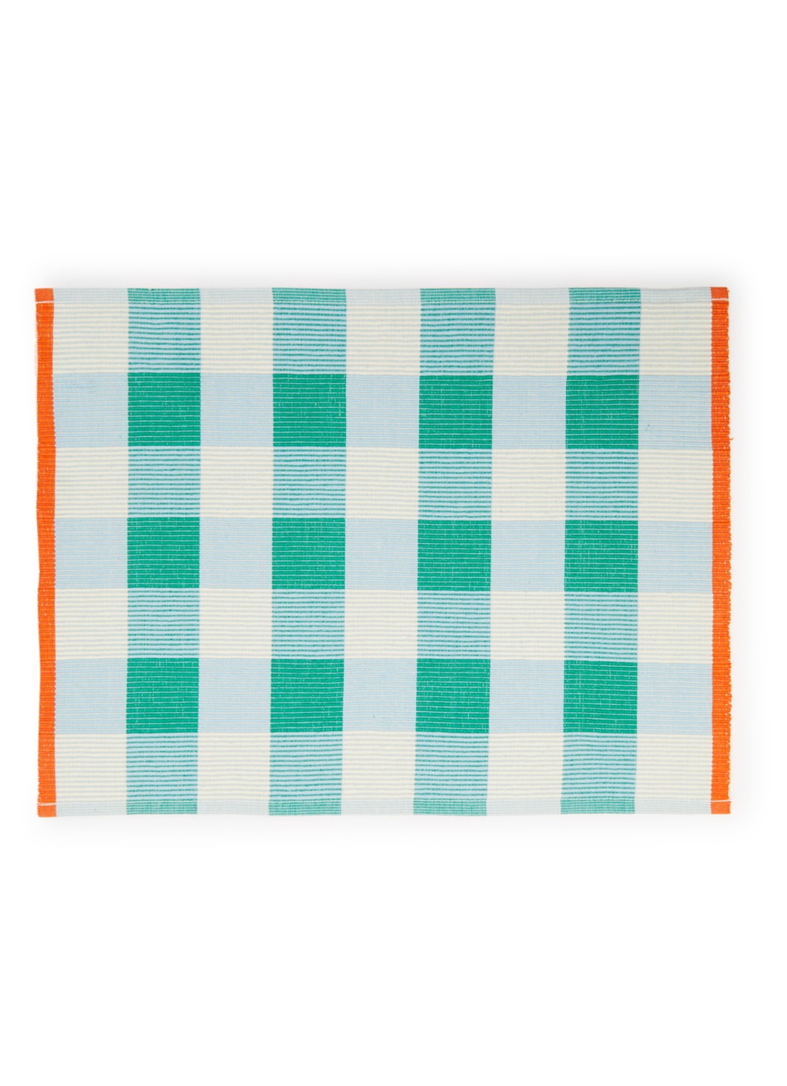 Tarta Gelatina Merienda placemat van  katoen 45 x 35 cm  - voorkant groen