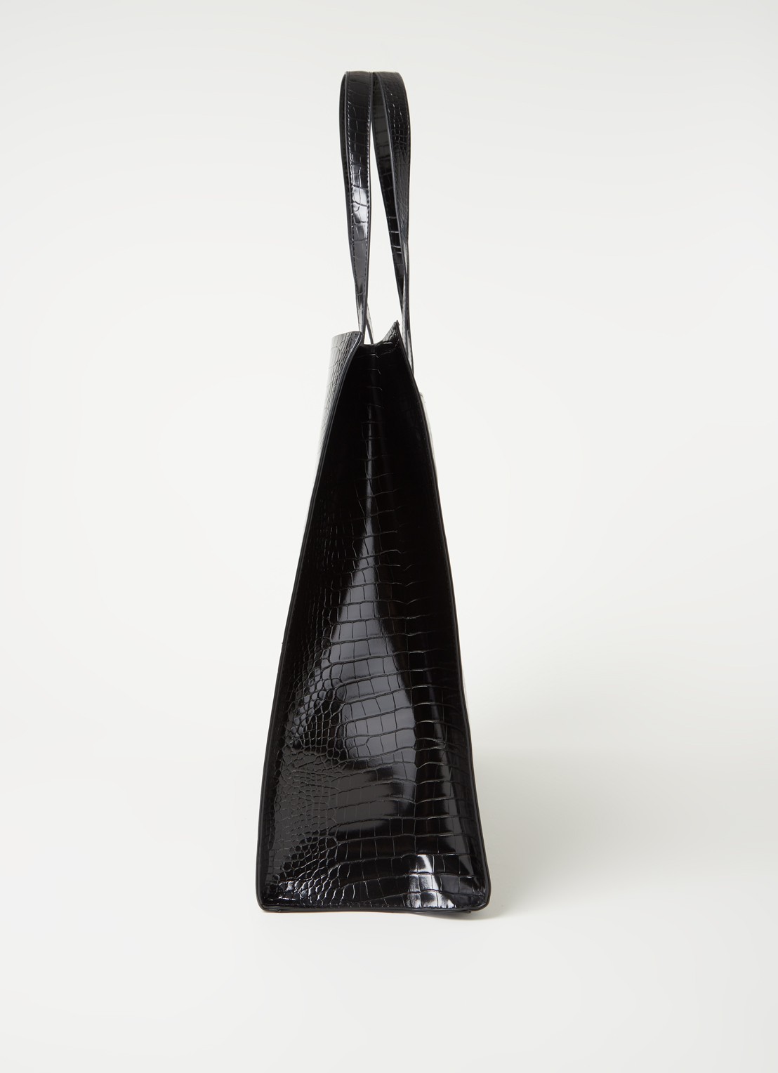 Ted Baker Alicon shopper met crocostructuur - detail 2 zwart
