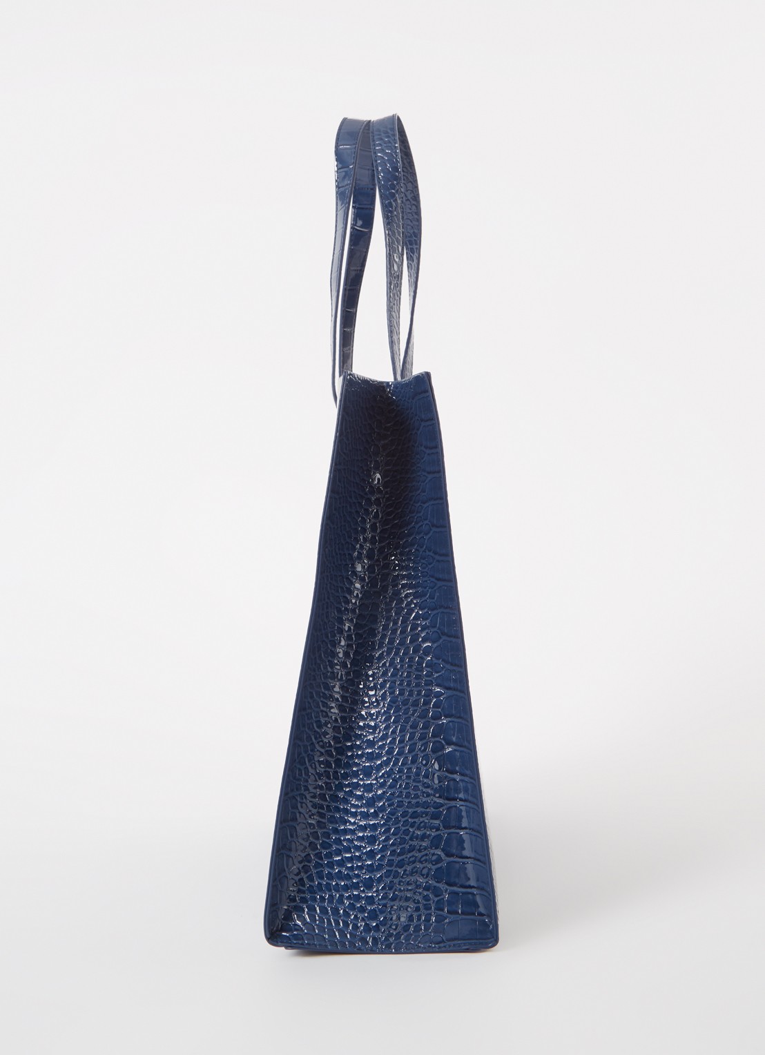 Ted Baker Alicon shopper met crocostructuur - detail 3 blauw