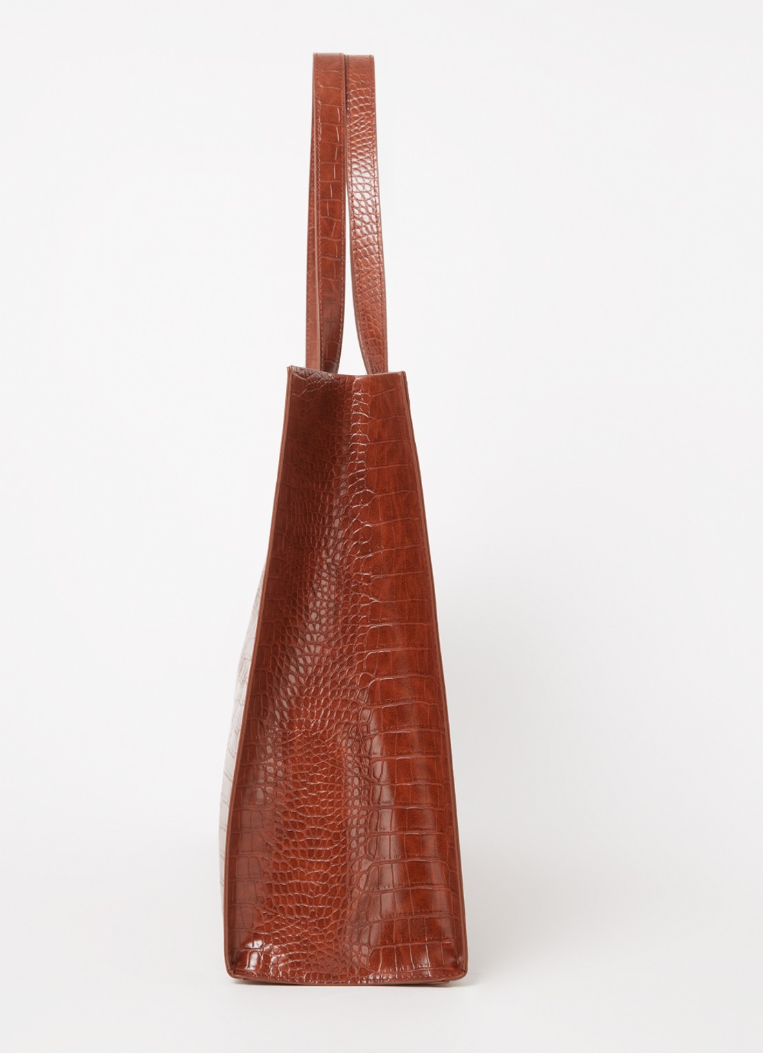 Ted Baker Alicon shopper met crocostructuur - detail 3 bruin