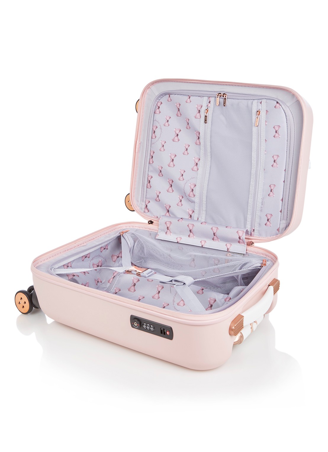 Ted Baker Beau Small spinner 54 cm - detail lichtroze