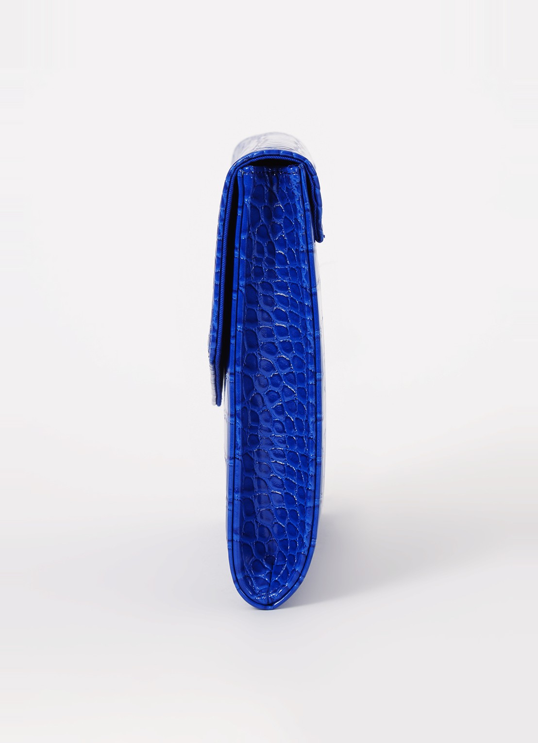 Ted Baker Crocey clutch met crocostructuur - detail 4 blauw