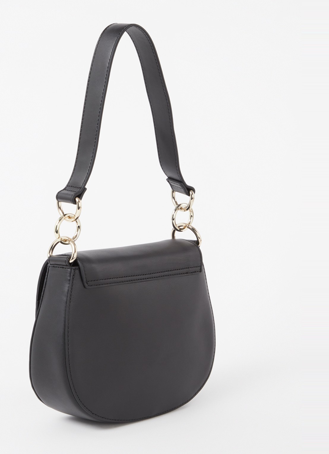 Ted Baker Darcell crossbodytas van leer  - achterkant 2 zwart