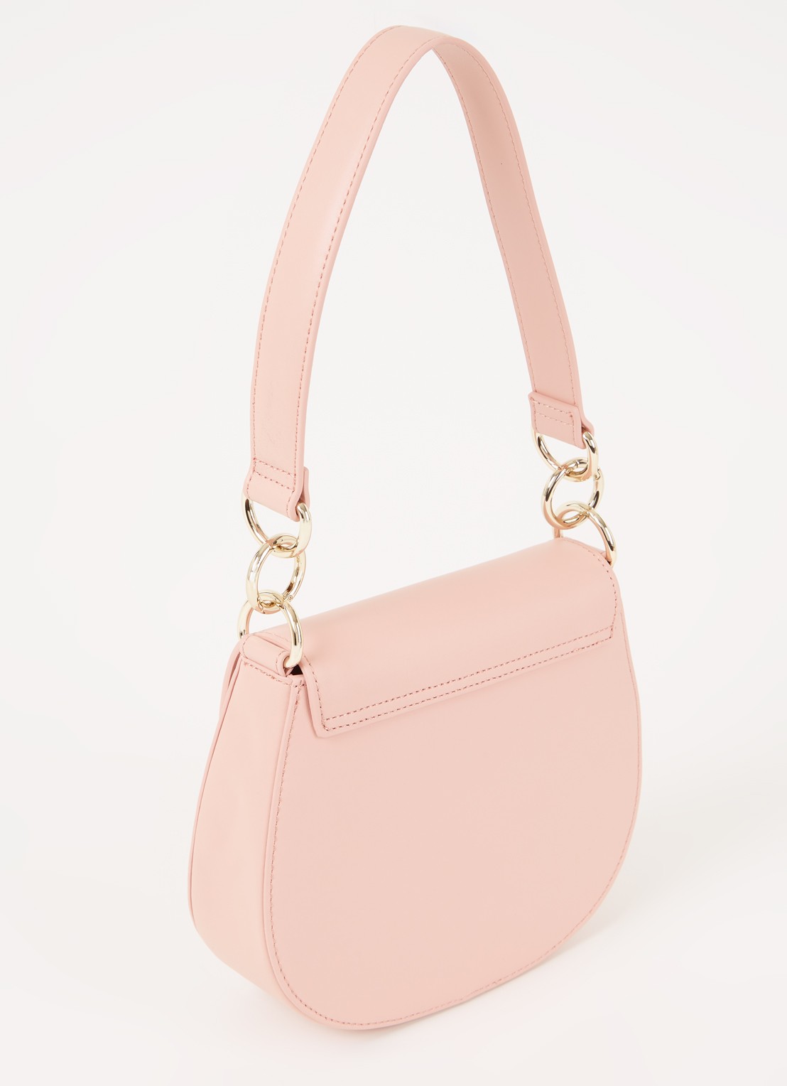 Ted Baker Darcell crossbodytas van leer  - achterkant lichtroze