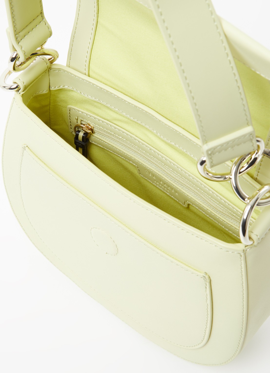 Ted Baker Darcell crossbodytas van leer  - detail 3 lindegroen