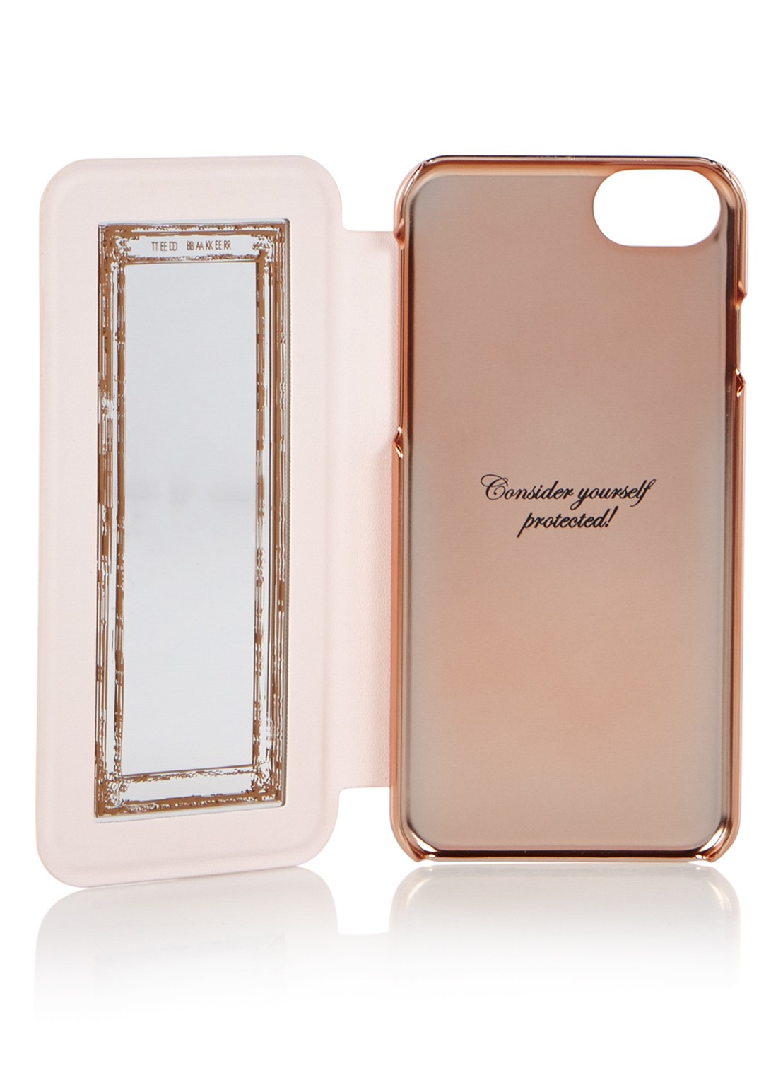 Ted Baker Glitsie telefoonhoes voor iPhone 6 / 6S / 7 - detail 2 lichtroze