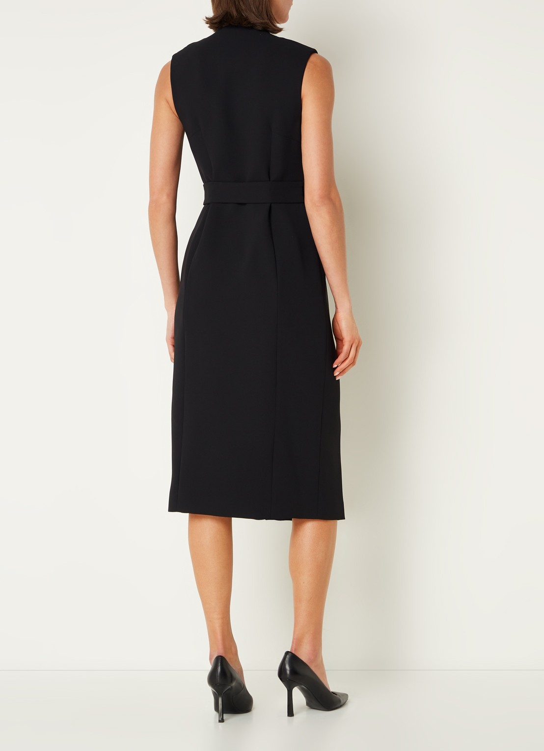 Ted Baker Molenaa midi blazerjurk met ceintuur - achterkant zwart
