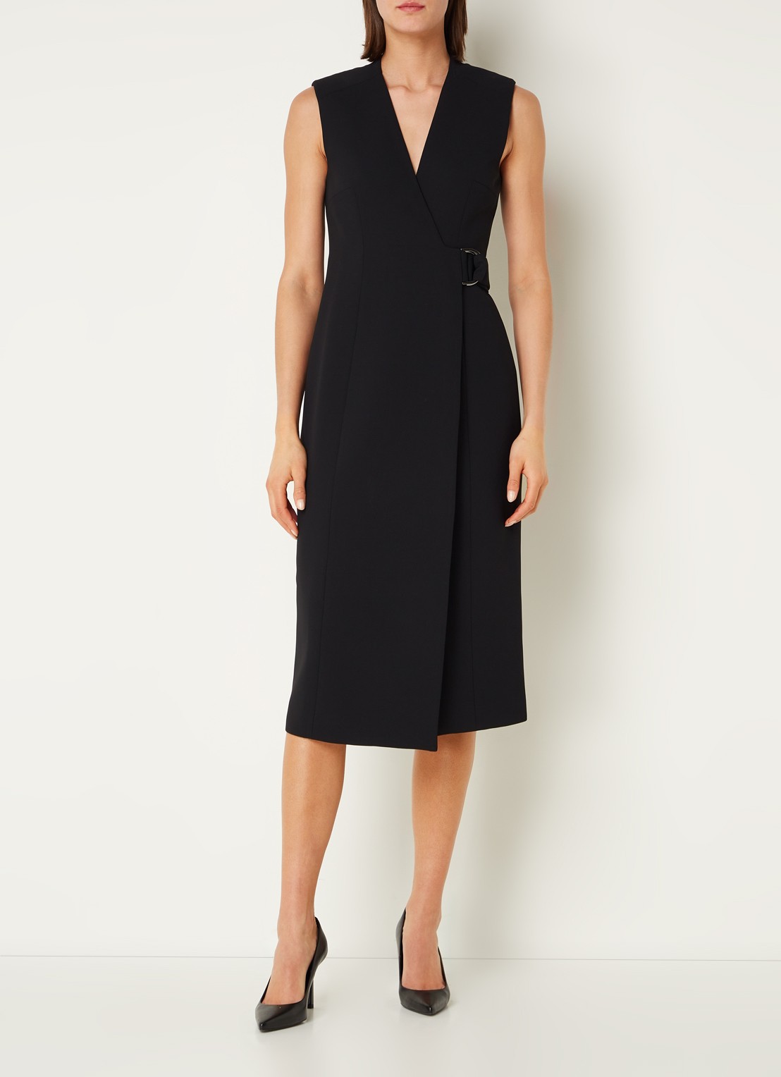Ted Baker Molenaa midi blazerjurk met ceintuur - detail 2 zwart