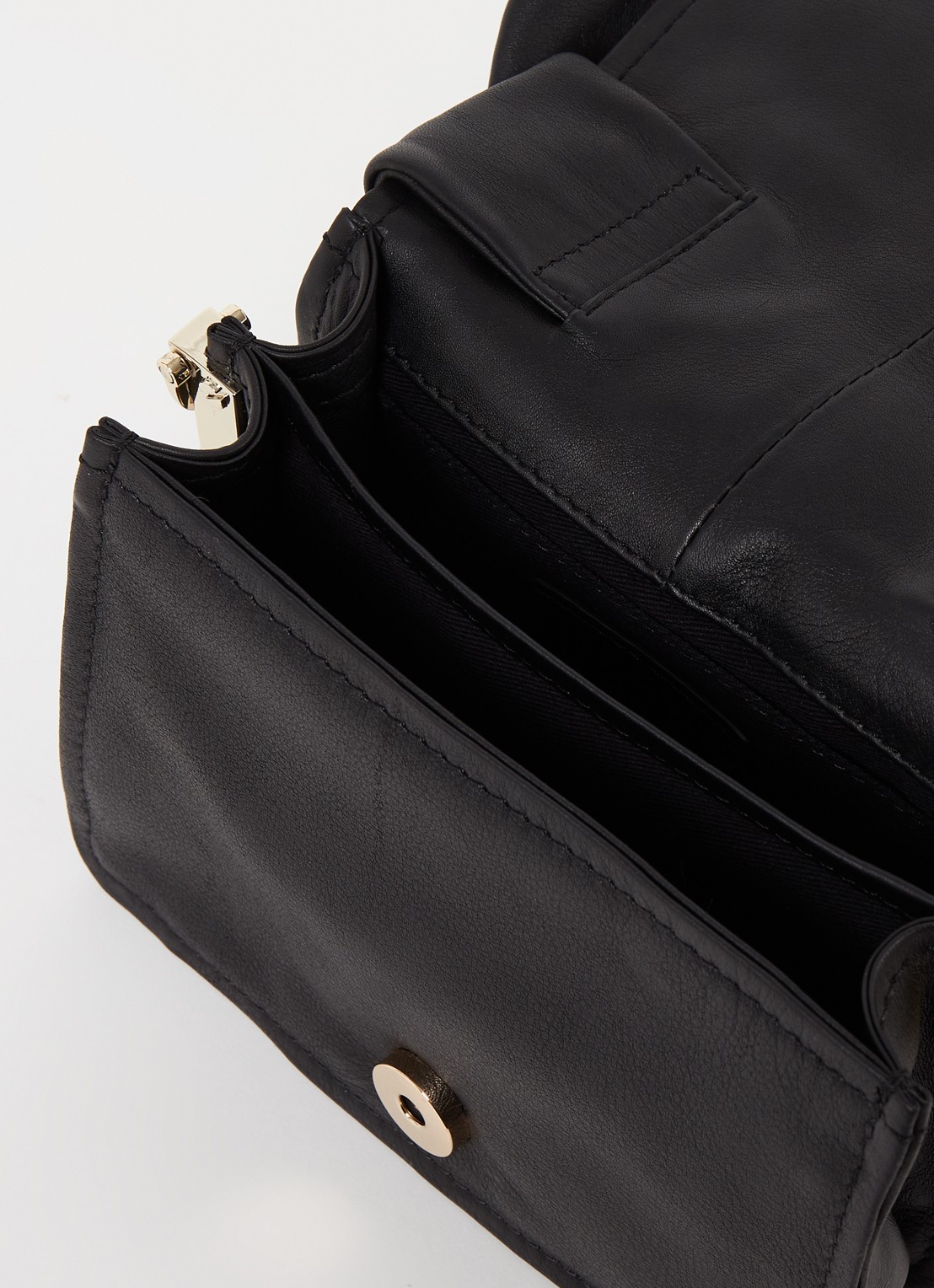 Ted Baker Niyah Mini handtas van leer - detail 2 zwart