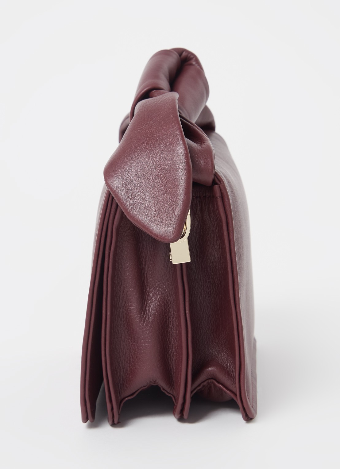 Ted Baker Niyah Mini handtas van leer - detail 3 aubergine